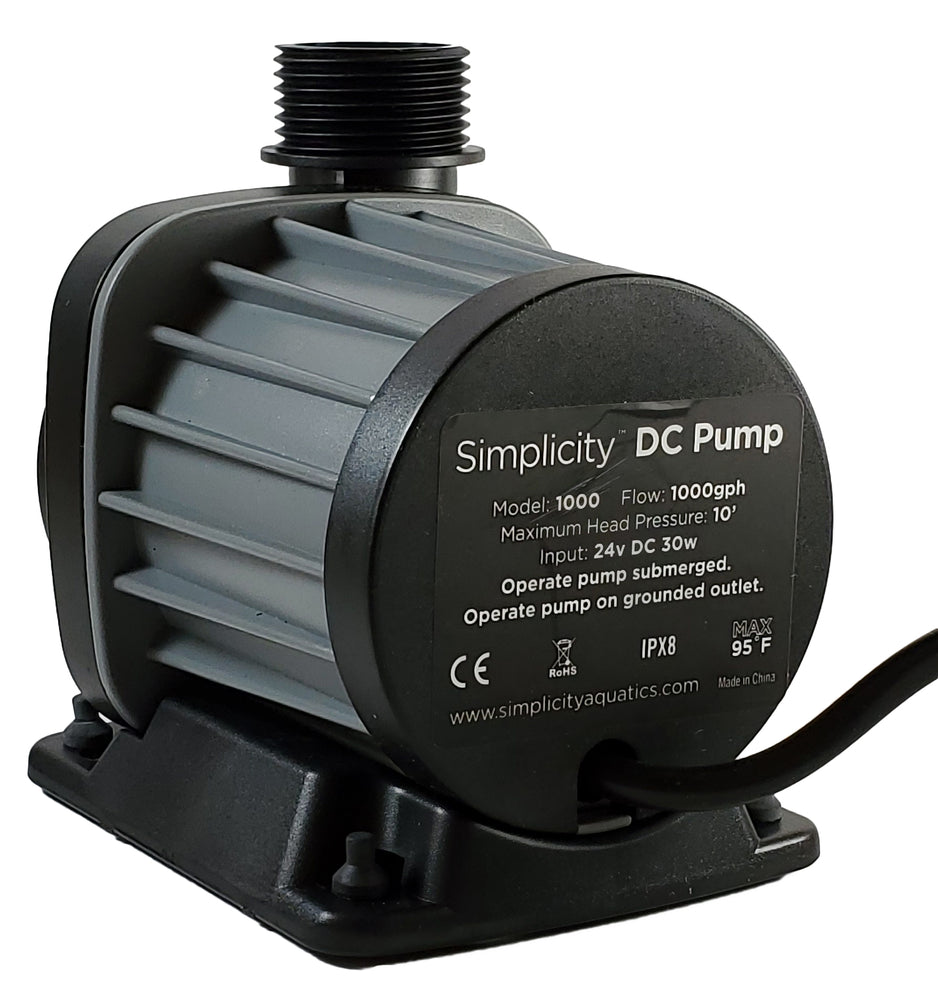 Simplicity 1000DC Return Pump 1,000GPH