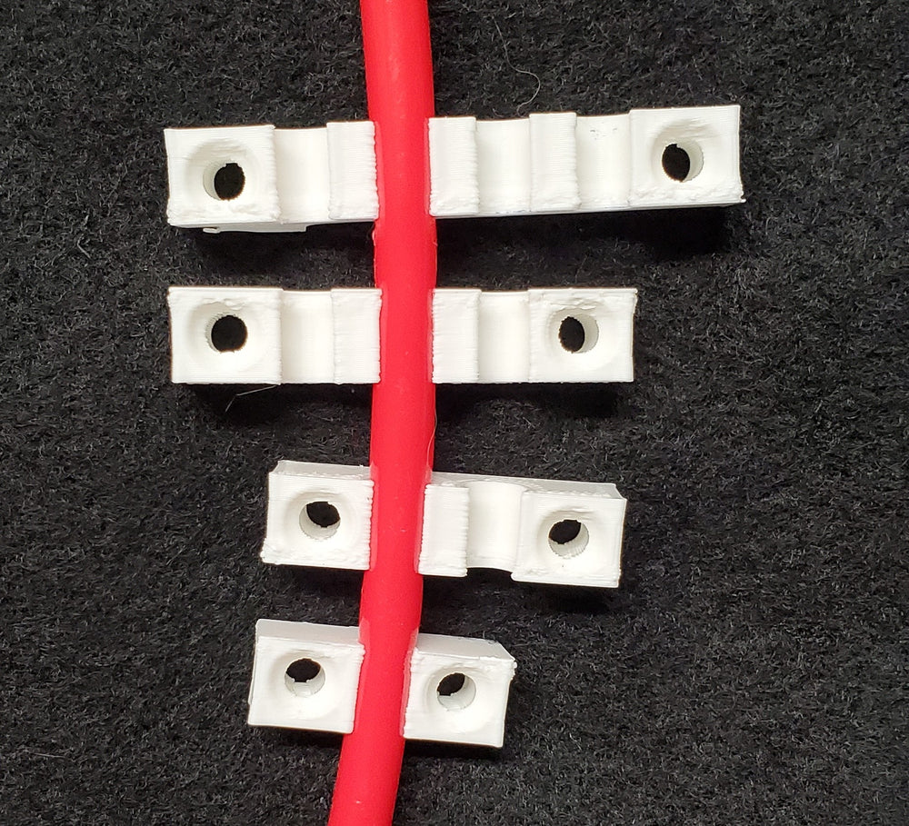 1/4" RO Tubing Brackets - 5 Pack 3D Printed