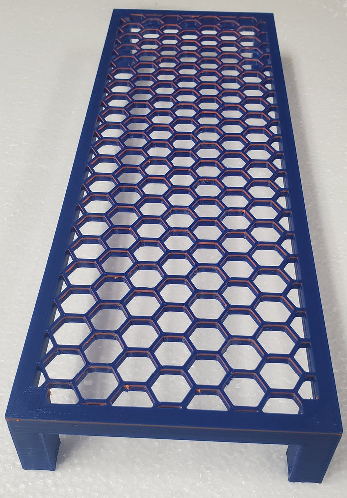 12" x 8" Free Standing Honeycomb Frag Rack 3D Printed