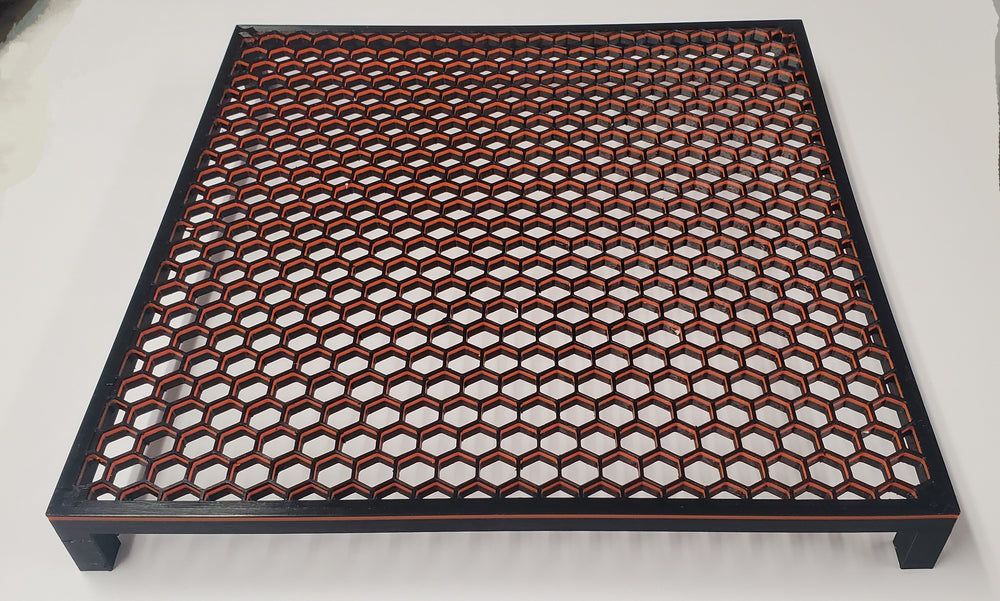 15" x 12" Free Standing Honeycomb Frag Rack 3D Printed