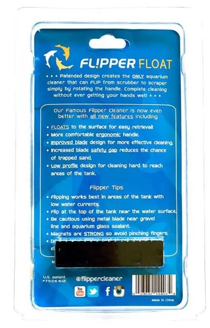 Flipper Standard Float 2 In 1 Magnetic Aquarium Algae Cleaner